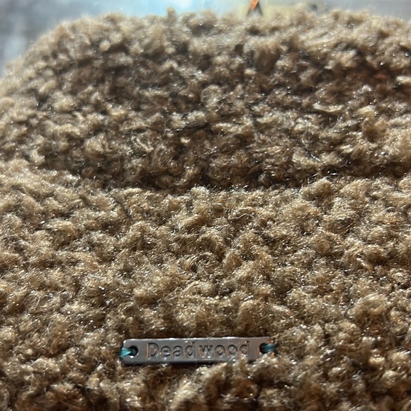 Deadwood Narvik recycled fleece and leather jacket - Picture 7 of 8